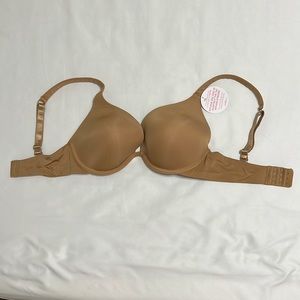 Undies.com Microfiber Plunge Push Up Bra 32DD